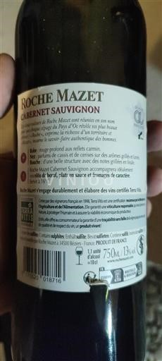 Languedoc und Roussillon Pays d'Oc Roche Mazet Cabernet Sauvignon Ohne Jahrgang