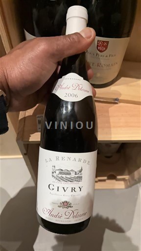 Burgundy Givry André Delorme La Renarde 2006