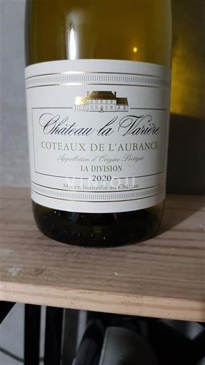 Thung lũng sông Loire Coteaux-de-l'aubance Château La Varière La Division 2020
