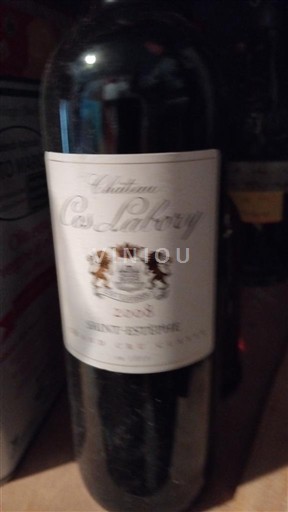 Bordeaux Saint-Estèphe Grand Cru Château Cos Labory 2008