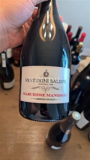 Emilia-Romaña Lambrusco Venturini Baldini Marchese Manodori Sin añada