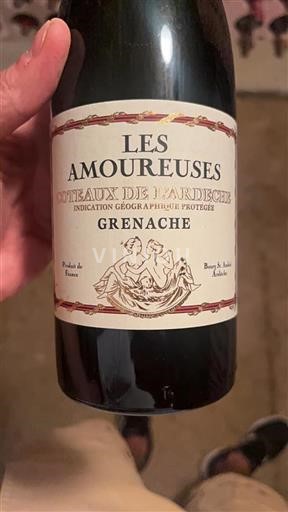 Alperna och Rhône-länderna Coteaux de l'Ardèche Les Amoureuses Grenache 2014