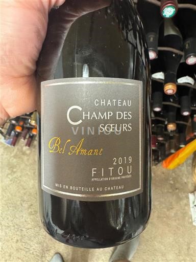 Rượu vang Rouge sec Bel Amant Château Champ des Sœurs 2019 Pháp Languedoc Fitou AOC