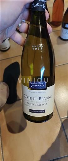 Burgund Côte-de-Beaune Domaine Cauvard Les Monts Battois 2018