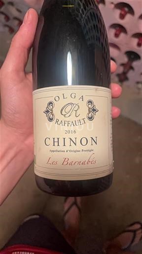 Loire Valley Chinon Olga Raffault Les Barnabés 2016