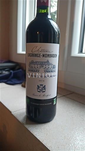 Bordeaux Castillon-côtes-de-bordeaux Château Lagrange-Monbadon 2016