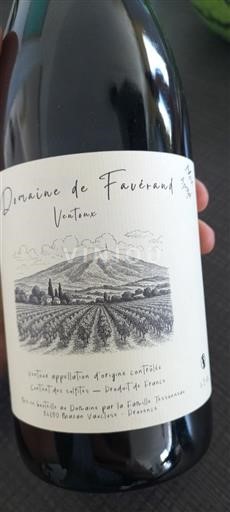 Thung lũng Rhône Ventoux Domaine Favérand 2022