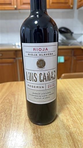 La Rioja Rioja Luis Cañas Reserva 2018