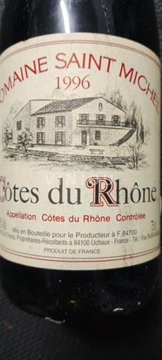Rhônetal Côtes du Rhône Domaine Saint Michel 1996