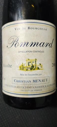 Burgundi Bourgogne Christian Menaut 2003