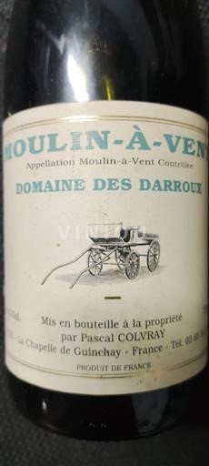 Beaujolais Moulin-à-Vent Domaine Des Darroux 2000