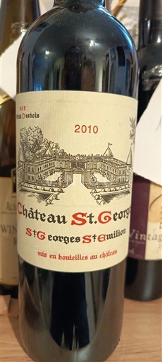 Bordeaux Saint-Georges-Saint-Émilion Château St. Georges 2010