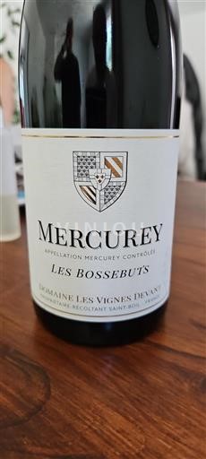 Borgogna Mercurey Domaine Les Vignes Devant Les Bossebuts 2021