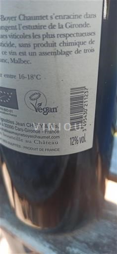 Bordeaux Không được chỉ định Mayne Boyer Chaumet Không niên vụ