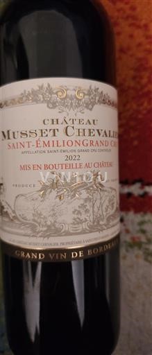 Bordeaux Saint-Émilion Grand Cru Grand Cru Château Musset Chevalier 2022