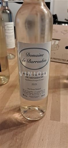 Languedoc Muscat de Saint-Jean-de-Minervois Domaine Barroubio 2021