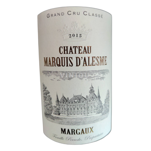 Bordeaux Margaux Château Marquis d'Alesme Grand Cru Classé 2015