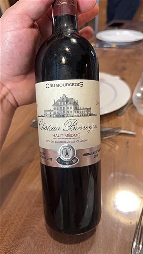Bordeaux Haut-Médoc Château Barreyres 2010