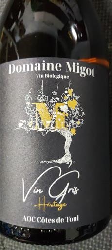 Lothringen Côtes-de-Toul Domaine Migot Héritage 2022