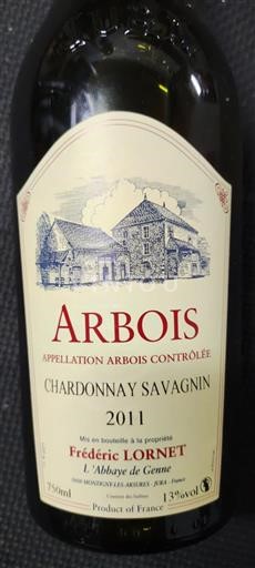 Jura Arbois Frédéric Lornet Chardonnay Savagnin 2011