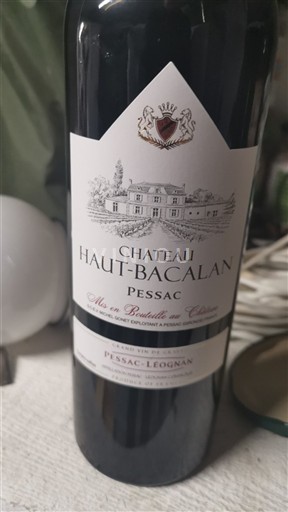 Bordeaux Pessac-Léognan Château Haut-Bacalan 2019