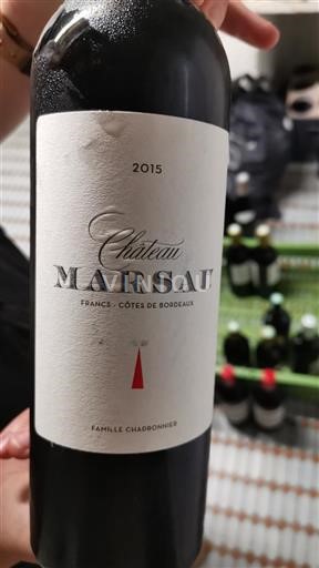 Bordeaux Francs-Côtes-de-Bordeaux Château Marsau 2015