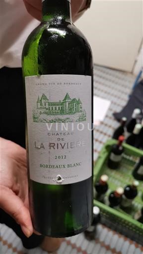 Burdeos Bordeaux blanco Château La Rivière 2012