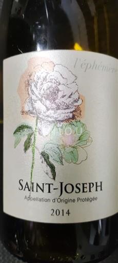 Rhône-dalen Saint-Joseph Maison Denuzière L'éphémère 2014
