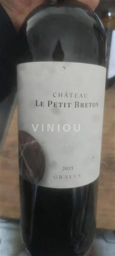 Bordeaux Graves Château Le Petit Breton 2023