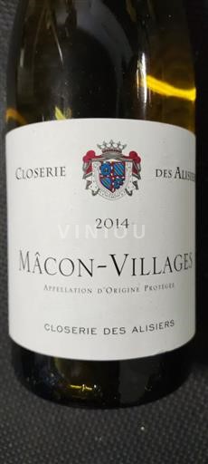 Bourgogne Mâcon och Mâcon-Villages Closerie des Alisiers 2014