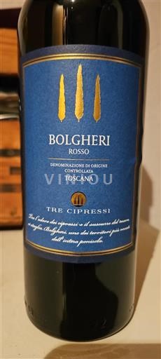 Tuscan Wines Bolgheri Tre Cipressi 2021
