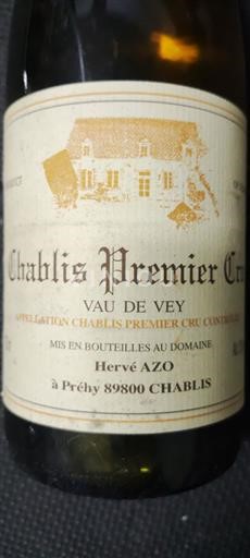 Borgoña Chablis Premier Cru Hervé AZO Vau De Vey 2007