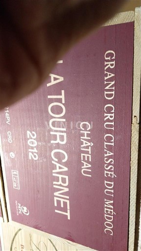 Bordeaux Haut-Médoc Grand Cru Château La Tour Carnet 2012