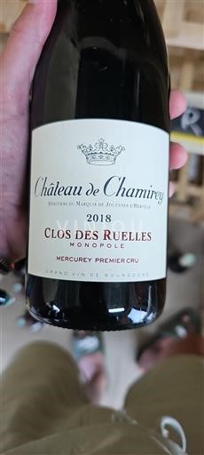 Burgund Mercurey Premier Cru Château Chamirey Clos des Ruelles 2018