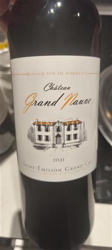 Bordeaux Saint-Émilion Grand Cru Château Grand Nauve 2021