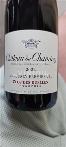 Burgundsko Mercurey Premier Cru Château Chamirey Clos des Ruelles Monopole 2022