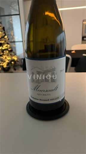 Burgundy Meursault Domaine Bernard Millot Les Criots 2019