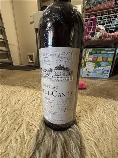 Burdeos Pauillac Grand Cru Château Pontet-Canet 1999