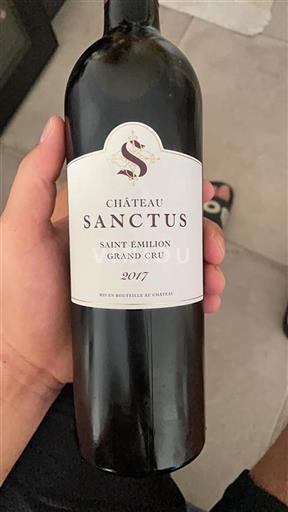 Bordeaux Saint-Émilion Grand Cru Château Sanctus 2017