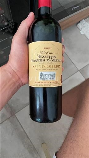 Bordeaux Saint-Émilion Château Hautes Graves Arthus D'Arthus 2021