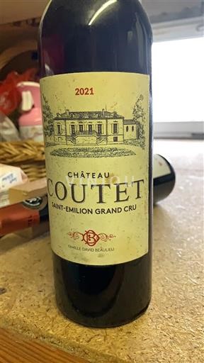 Burdeos Saint-Émilion Gran Cru Grand Cru Coutet 2021