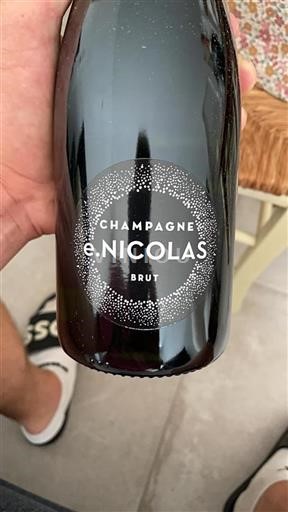 Champaña Champán E. Nicolas Brut Sin añada