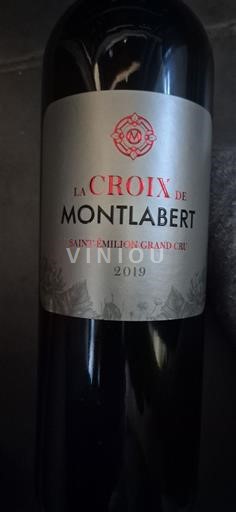 Burdeos Saint-Émilion Grand Cru Montlabert La Croix 2019