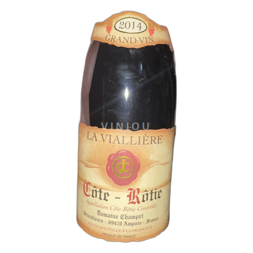 Thung lũng Rhône Côte-rôtie Domaine Champet La Viallière 2014