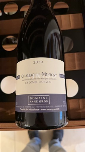 Borgonha Chambolle-Musigny Domaine Anne Gros La Combe d'Orveau 2020
