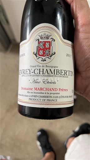 Burgundi Gevrey-Chambertin Marchand freres Aux Etelois 2017