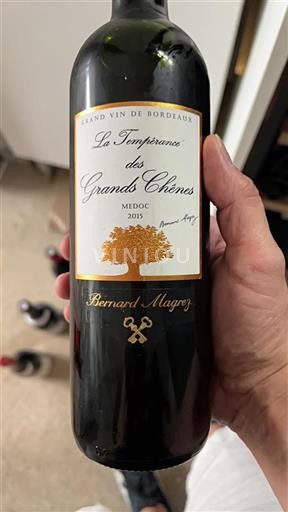 Burdeos Médoc Bernard Magrez La Tempérance des Grands Chênes 2015