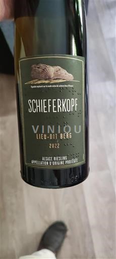 Alsace Not Specified Schieferkopf Lieu-dit Berg 2022