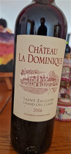 Bordeaux Saint-Émilion Grand Cru Château La Dominique 2006