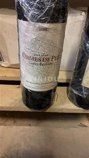 Bordeaux Saint-Estèphe Cru Bourgeois Exceptionnel Château Ormes de Pez 2006